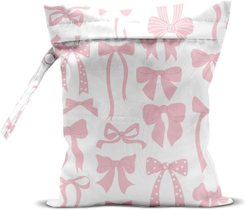 zcyxuuw Wet Bag, Wet Dry Bag, Swimsuit Bags, Beach Essentials, Pink Bow Decor