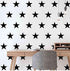 48pcs/Set Stars Vinyl Wall Decor Stickers - DIY White Star Wall Decals for Kids Nursery Room Decor