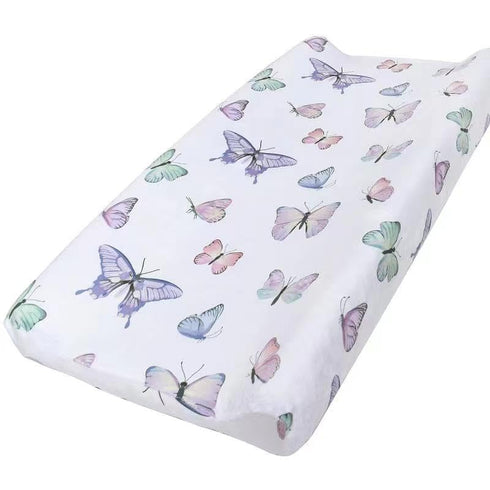 iEvolve Changing Pad Cover Ultra Soft Minky Dots Changing Table Cover Breathable