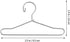 HEALLILY 20 Pcs Doll Clothes Hangers Dollhouse Miniature Wire Hangers, Metal Hangers for Doll Dress Necklaces (6.5CM Silver) by HEALLILY