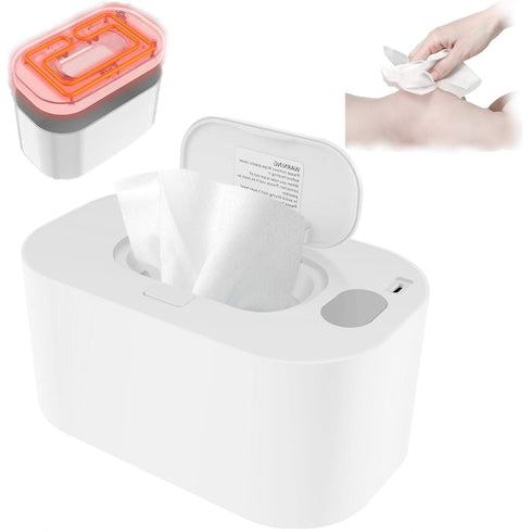 BIFENGSHUNCAI Portable Baby Wipe WarmerWipe Warmer and Baby Wet Wipes Dispenser to Even