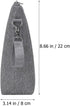 VOSAREA Insulated Bottle Bag Thermal Nursing Bottle Pouch Leak-proof Grey Portable Breast Milk Storage for Outdoor