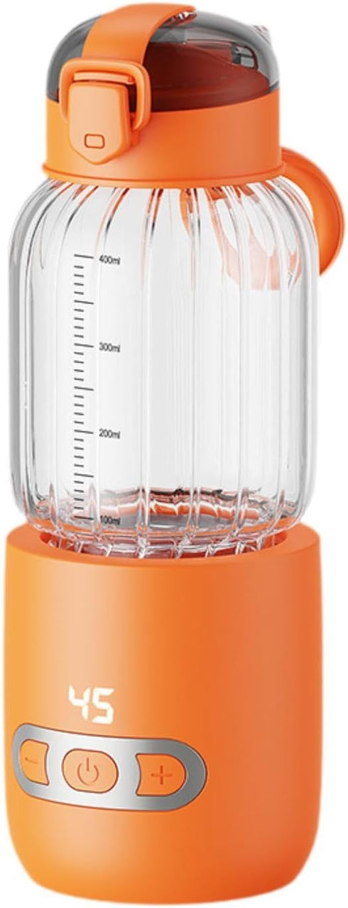 Llazsybz 400ml Portable Warmer with Smart Temperature Control, Orange