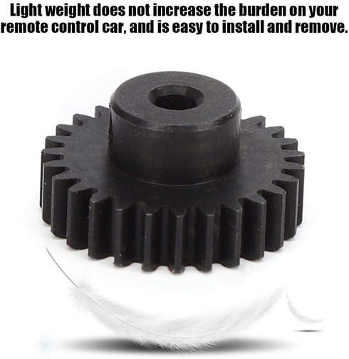T best Motor Pinion Gear, 27T 1:14 Scale Remote Control Crawler Car Upgrade Parts for Wltoys 1/14 144001 (Black)