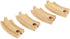 33337 4-Piece Set 3+ B08J88V5QW BRIO World - Premium Short Curved Tracks - Wooden Train Toy for Kids & Toddlers | Age |