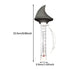Baoblaze Floating Pool Thermometer Decor Shark Portable Decorative Easy Read Water Thermometer Water Temperature