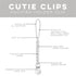 Ryan & Rose Judy Pacifier Clip - Silicone Holder in Grey
