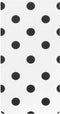 CZXW Polka Dots Black White Crib Sheets Fitted 52" x 28" Natural Cotton