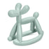 Teething Toy for Baby 0-6, 12, 18 Months, Jellydog Never Drop Food Grade Silicone Rocking Teether, Baby Gift, Mint Green