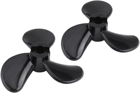3 4mm RC Boat Propellers, Durable Plastic Blades CW CCW Design, Outboard Propellers, Shaft for RC Hobbyists, Boat