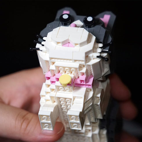 Myweyde 673Pcs) Black Cat Building Blocks, Micro Building Blocks Cats, Cute Animal Series Micro Mini Building Blocks