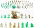 Mythical Heroes Mini Figure Set for RPGs | 93 Pcs in 16 Designs | Suitable Size for DND