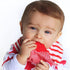 2Piece 2 Count (Pack 1) Nuby Muslin Bandana Bib with Teether, Colors May Vary