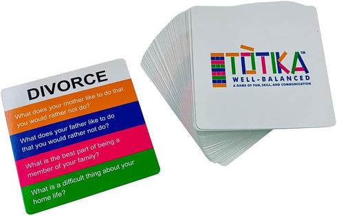 Open Spaces Totika Divorce Card Set Game