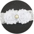 Miugle Baby Christening Headbands for Baby Girl Baptism with Bows, White, 0-3 years