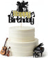 Sleyberoy Drum Kit Happy Birthday Cake Topper, Music Theme Party Rock Roll