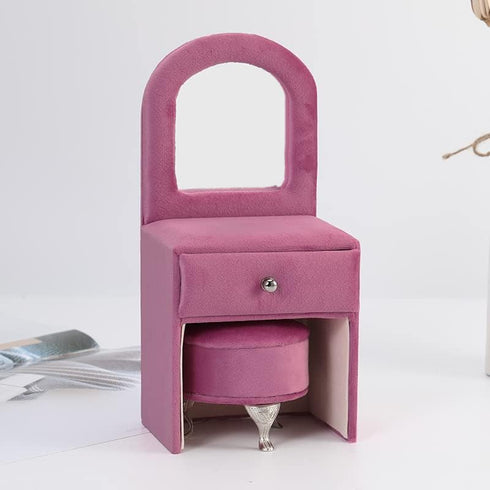 1/6 1/12 14+ CONCISE Adult Dollhouse Furniture Scale Miniature Velvet Sofa Hidden Jewelry Box for Women Collectors Ring