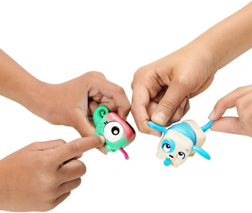 Little Live Pets - Squirkies 3 Pack: Metallic Cheeky Pop Monkey | Interactive Fidget Toys for Kids Ages 5+