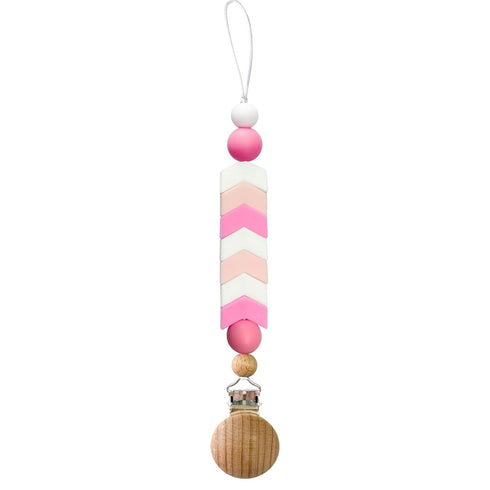 Silicone Pacifier Clips Baby Girl,Crib Pacifier Catcher Keeps Pacifiers, Teethers & Small