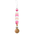 Silicone Pacifier Clips Baby Girl,Crib Pacifier Catcher Keeps Pacifiers, Teethers & Small