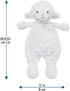 Baby White Lamb Soft Stuffed Animal Security Blanket, Plush Sheep Character Lovey Blanket, Baby Shower/Nursery Gift, Cuddly Newborn, Infant, Toddler Snuggle Blankie for Boys Girls, 10" by Doindute