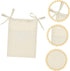 GARVALON Linen Hanging Storage Bag Bedside Organizer for Sundries Crib Multi Use Hanging Organizer Capacity Space