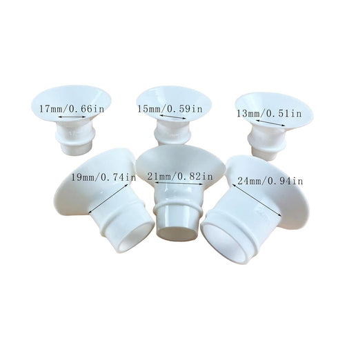 Tizuqe Compact Breast Pumps Flange Converter Versatile Breast Pumps Shield Adapter Easy to Use Silicone Breast Pumps