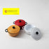 Set 1:12 Miniature Scale Models Dollhouse Accessory Coffee Pot Cup Beverage Bottle Kettle (Dutch Oven Red)