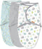 SwaddleMe by Ingenuity Original Swaddle, 100% Cotton, Improves Sleep & Calms Startle