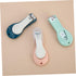 JUMPLAWN 3pcs Set Trimmer Baby Nail Clippers Cute Silicone Nail for Infants Toddlers Safe Newborn Grooming Kit