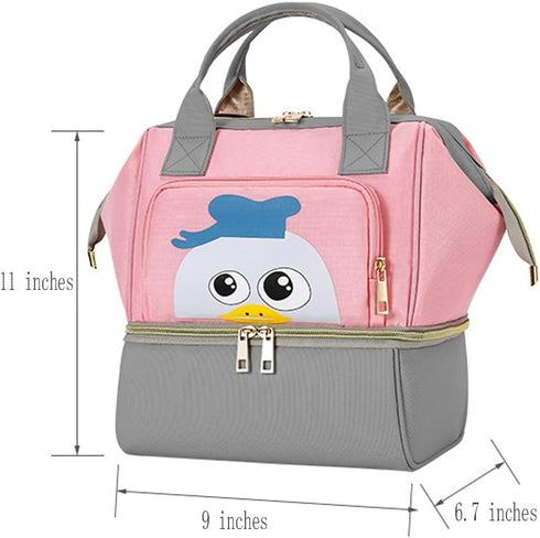 Pack,Breast Backpack Breastmilk Bottles Cooler Bag with Ice Pump Bag with Cooler Compartment