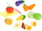 PowerTRC Kitchen Cutting Play Fruit & Vegetables Toy Set, 18 Pcs Pretend Cooking Educational Gift for Toddlers