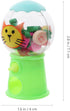 Kisangel 12pcs Eraser Gumball Machines, Mini Bubble Gum Machine for Student, Candy Dispenser Gumball Machine