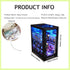 Montidey 3D DIY Dollhouse Booknook Bookshelf Insert Decor,DIY Book Nook Kit, Wooden Puzzle with LED Lighting Book Nook