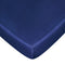 Soft & Silky Satin Pack and Play Playard Sheet for Boys and Girls, Mini Crib Mattress Cover (39"x27"x5"), Navy