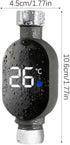 COMOAEW Shower Thermostat, LED Shower Temperature Gauge Led Digital Display Instant-Read Temperature Gauge For Bath
