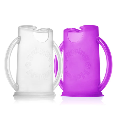 Squeeze Proof Food Pouch Holder for Toddlers, Mess Free Juice Box Drink and Applesauce Snack Holder