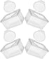 HAKIDZEL 4pcs Refillable Wipes Dispenser Container with Lid Dustproof Pp Plastic Wipe Storage