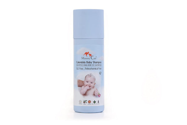 MOMMY CARE Baby Shampoo, Certified Organic Calendula, SLS and Paraben Free, Shea Butter and Aloe Vera for Newborns