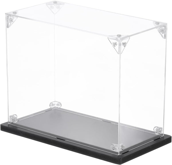 MECCANIXITY Acrylic Display Case - 4''x8''x6'' Clear Dustproof Box for Collectibles & Action Figures