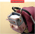 zepingminn Backpack, Diaper Bag Multifunctional Travel Baby Bag with Changing Pad, Insulated Bottle Holders, Pacifier