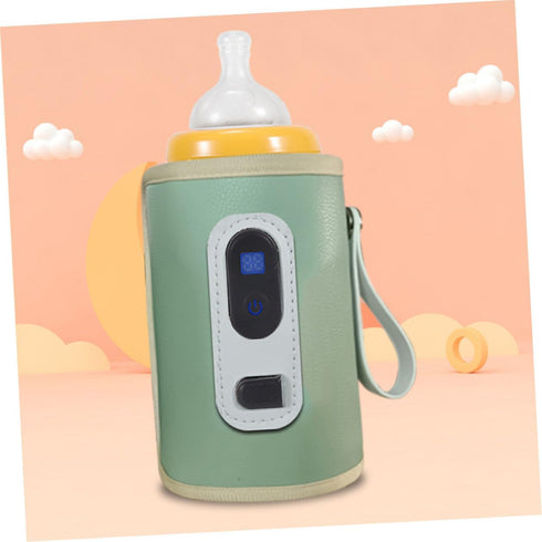 Five-setting Portable Digital Bottle Warmer for Breastmilk Travel Use with Wear-resistant Cover Temperature Control