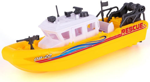 ArtCreativity Aquatic Rescue Vessel, Battery Operated Toy Boat for Kids, Floats in