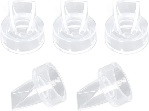 RIZGHWOY 5 Duckbill Valve Replacement Kit, Pieces, Food Grade Silicone, Baby Pump Valve, Accessories