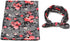Infant Floral Swaddle Wrap with Headbands Hats, Value Set, Newborn Receiving Blanket Photography Props, 35X35inch
