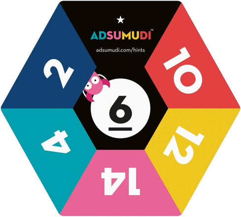 Adsumudi Math Game - Fun Smart Game for Kids to Practice Multiplication, Division, Addition and Subtraction, Ages 8-12