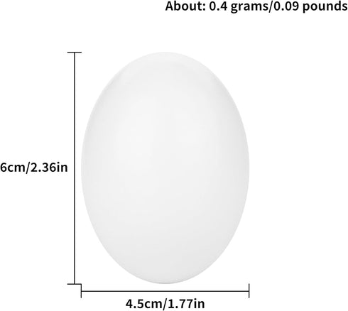Wooden Fake Eggs, 6 Piece