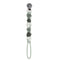 Loulou Lollipop Beadless Silicone Pacifier Clip, Monstera, Green