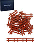50pcs Fence Building Blocks - City Accessories House Sencery Set DIY Building Kit Compatible with Major Brands (#3)