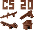 Classic Building Bricks, 200 Piece 2x4 Building Blocks STEM Creative Toys Compatible with All Major Brands for Kids Age